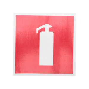 Наклейка знак пожарной безопасности «Огнетушитель» 150х150 мм 56-0051-1