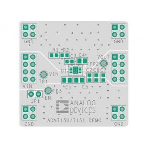 ADM7150CP-EVALZ, Средства разработки интегральных схем (ИС) управления питанием Evaluation Board