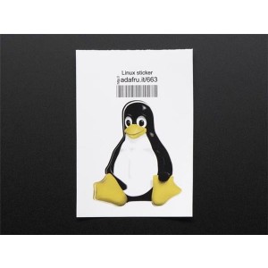 663, Принадлежности Adafruit  Linux Tux Penguin - Sticker