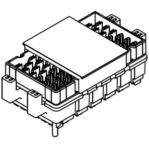 170807-2008, Межплатные и промежуточные соединители NeoScale Plug Assy 100ohm 12mm 6x12