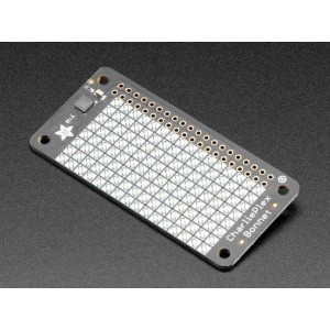 4120, Средства разработки схем светодиодного освещения  Adafruit CharliePlex LED Matrix Bonnet - 8x16 Green LEDs