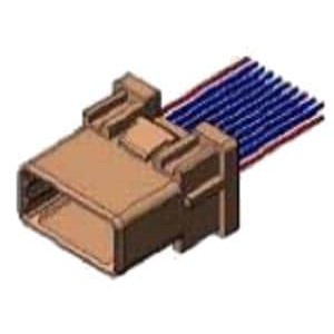 DW1P020, Сверхмощные разъемы питания DW1 series signal Plug Side - 20pos