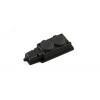 Колодка MultiSet 2х розетка 2К+З 16А/250В IP44 каучуковая черн. SE MST4102BK