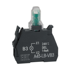 Световой блок OptiSignal D22 A45-LB-VM3 зеленый 230-240VAC ZBVM3 (100шт) 332208