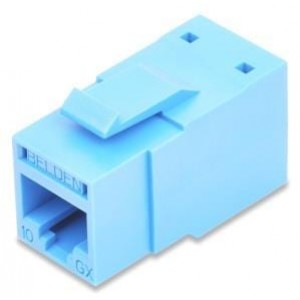 RVAMJKUTB-S1, Модульные соединители / соединители Ethernet 10GX JACK TIA BLUE CONNECTOR