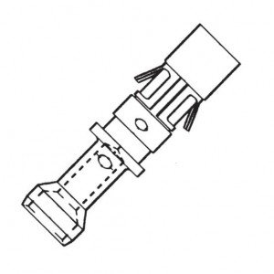 RC20M13K, Стандартные цилиндрические контакты Crimp Socket Contact 20-22 AWG
