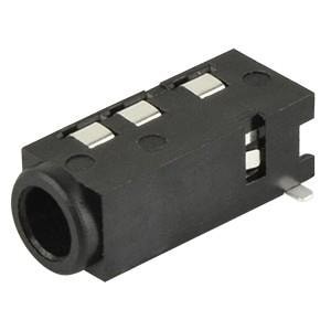 SJ2-3573A2-SMT-TR, Телефонные разъемы 3.5mm Narrow Ftprint 3 conductor 0 switch