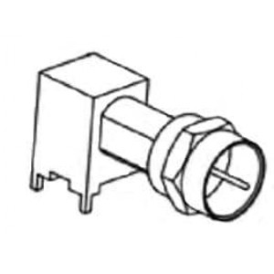 222213, РЧ соединители / Коаксиальные соединители F R/A PCB Recpt Plug