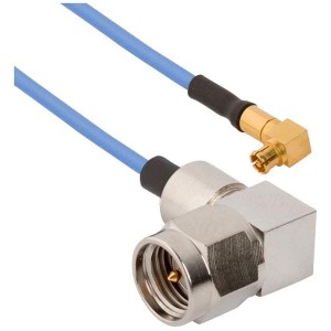 7032-7237, Соединения РЧ-кабелей SMPM F R/A to SMA M for .047 Cbl OAL 6