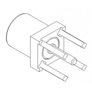 R110426000, РЧ соединители / Коаксиальные соединители MMCX(F) STR PCB RECEPTACLE, 10