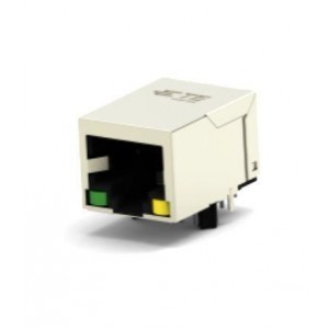 5-2337992-8, Модульные соединители / соединители Ethernet RJ45 JACK MAG. POE 1GB LED 1X1