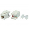 Вставка Keystone Jack RJ45 (8P8C) кат.5E KJ8-8P8C-C5e-180-WH тип 180град. бел. 426192