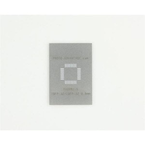 PA0091-S, Soldering Workstation Equipment SMT S/P STENCIL .8mm 7 x 7 BODY