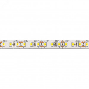 Лента светодиодная LEDх120/м 5м 9.6w/m 12в белый 41448