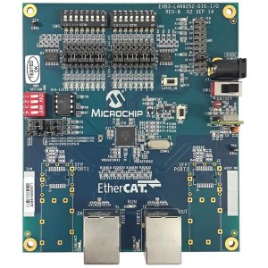 EVB-LAN9252-DIGIO, Средства разработки сетей Ethernet  EtherCat Slave Cont DIGIO Interface