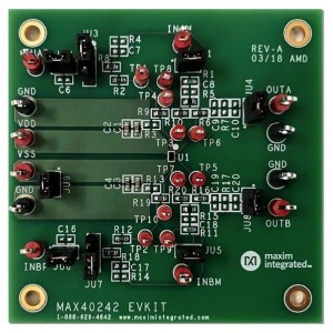 MAX40242EVKIT#, Средства разработки интегральных схем (ИС) усилителей Low-Noise, Low Bias-Current Dual Amplifier