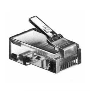 TM8P-88P, Модульные соединители / соединители Ethernet PL 8 POS ST Cable Mo unt 8Terminal 1Port