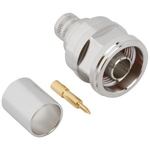 172102H243-11, РЧ соединители / Коаксиальные соединители N PLUG B9913/LMR400 SP HEX NUT