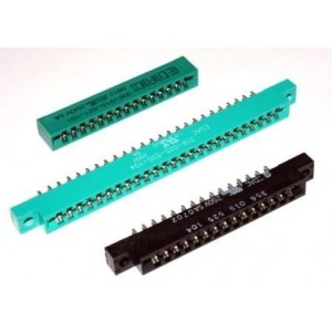 306-015-520-102, Стандартные краевые разъемы 15P SOLDER TAIL CENTER SPACE