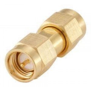 32S103-S00L5, РЧ адаптеры - внутрисерийные SMA Plug to SMA Plug Straight Adapter