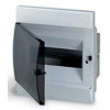 UNIBOX бокс в нишу 8М прозр.дверь белый (с клемм) 1SL0510A06