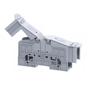 PTB70/95SH, Сильноточная болтовая клемма, М8, тип фиксации провода: болт, 232A, 1000V, номинальное сечение: 1,5 - 90 мм кв., цвет: серый, тип монтажа: DIN35, с защитными крышками