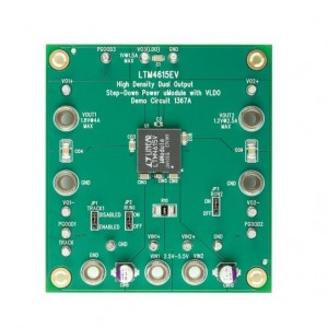 DC1367A, Средства разработки интегральных схем (ИС) управления питанием LTM4615EV Demo Board - Low Voltage, Du