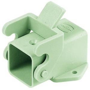 09200030820, Сверхмощные разъемы питания HAN 3A ANGL BULKHEAD 1 LEVER PLASTC W/CVR