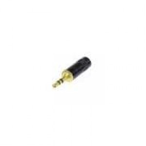 NYS231BG, Телефонные разъемы Plug 3.5mm stereo black/gold REAN