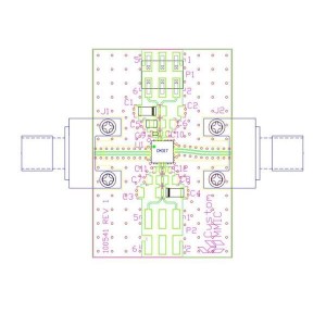 CMD317C4-EVB, Радиочастотные средства разработки EVB 1 - 24 GHz Distributed Driver Ampli