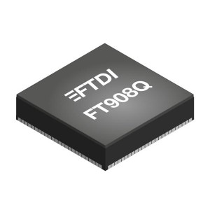 FT908Q-C-T, 32-битные микроконтроллеры 32 Bit MCU Rev C USB H-Speed Gen IO