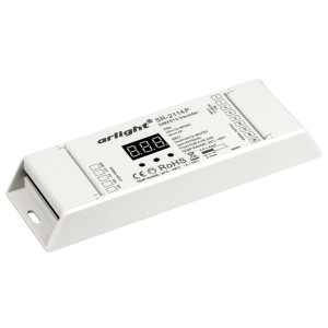 Декодер DMX SR-2114P (12-36V, 4x700mA) (Arlight, IP20 Пластик, 3 года)