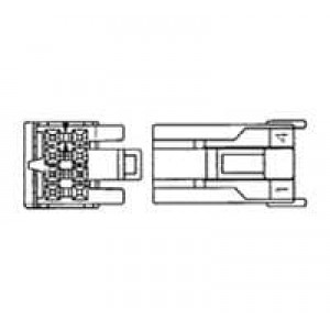 172246-2, Автомобильные разъемы DLI CONN 8 POS RECEPT