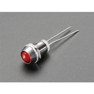 2176, Принадлежности Adafruit  5mm Chromed Metal Narrow Bevel LED Holder - Pack of 5