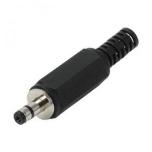 PP-018, Соединители питания для постоянного тока power plug, 1.1 x 3.5 x 7.6 mm, straight, cable mount