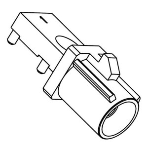 2FA1-NZSP-PCBA9, РЧ соединители / Коаксиальные соединители FAKRA strt plug KEY Z