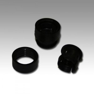 CR-175, Оборудование для монтажа светодиодов LED Clip and Ring 5mm Nylon Black