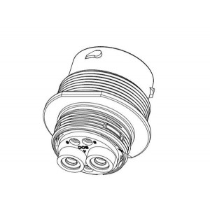 AHDM04-18-06SN, Стандартный цилиндрический соединитель 6 Position Plug, Soc Size 18, Wide Thread