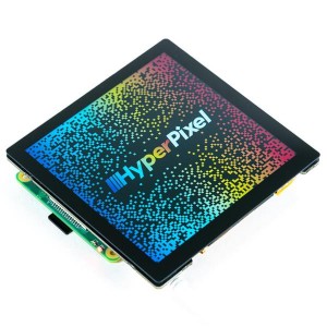 PIM470, Средства разработки визуального вывода HyperPixel 4.0 Square - Hi-Res Display for Raspberry Pi - Touch