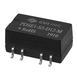 PDSE1-S5-D24-M, Преобразователи постоянного тока в постоянный с изоляцией dc-dc isolated, 1 W, 4.5 5.5 Vdc input, +/-24 Vdc, +/-0.021 A, dual unregulated output, SMT, tube pckg