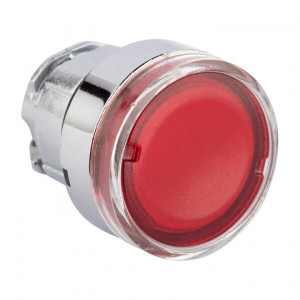 Исполнительный механизм кнопки XB4 красный плоский возвратный без фиксации, с подсветкой PROxima XB4BW-R