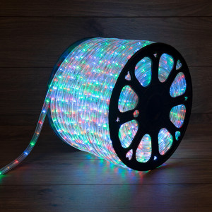 Дюралайт LED, свечение с динамикой (3W) - мульти (RYGB), 36 LED/м, бухта 100м 121-329