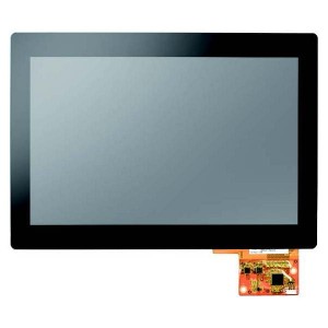 IDK-1110WP-50XGA1E, Модули визуального вывода 10.1" 1280x800 WXGA, LVDS 500 nits, -20 to 70 C, LED, 6/8bits, 50K, w/ P-cap touch