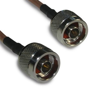 175101-07-96.00, Соединения РЧ-кабелей N STR/N STR Plug RG-142 cable, 96in