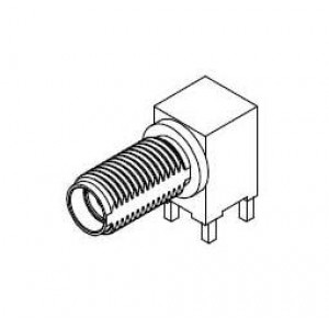 73251-2207, РЧ соединители / Коаксиальные соединители SMA JACK RA PCB