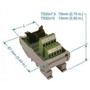 8975.3, Клеммные колодки для DIN-рейки Interface Module, DM24-S3