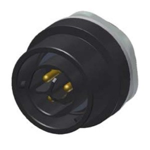 17-400193, Стандартный цилиндрический соединитель 3 POS PANEL MOUNT PLUG CONNECTOR