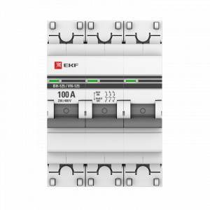 Выключатель нагрузки 3п 100А ВН-125 PROxima SL125-3-100-pro