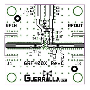 GRF2012-EVB, Радиочастотные средства разработки .05-3.8GHz NF 1.9dB Eval Board