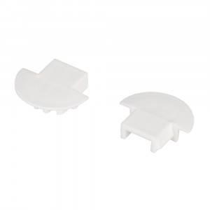MIC-F белая глухая, Заглушка пластиковая для профиля MIC-F-2000 White глухая. Материал - пластик (PP), белый. Цена за 1 шт.